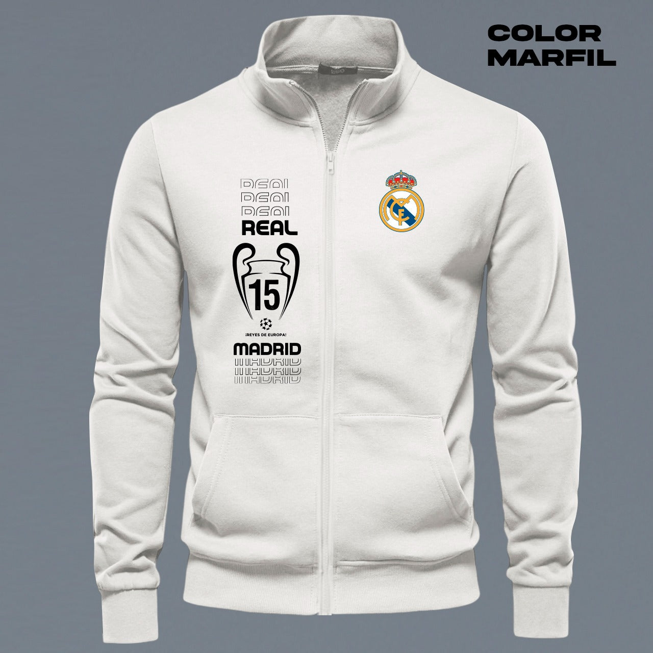 BUZO CUELLO ALTO REAL & BARSA BORDADO: Fútbol Street Line