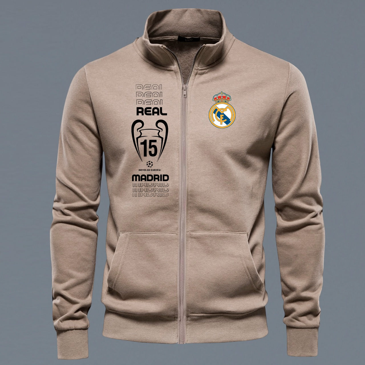 BUZO CUELLO ALTO REAL & BARSA BORDADO: Fútbol Street Line