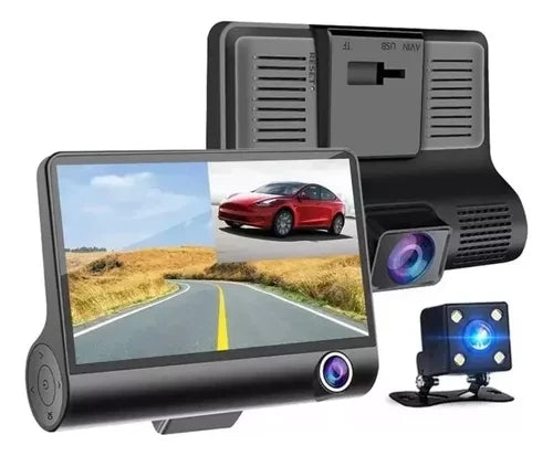 CAMARA DVR PARA CARRO 3 EN 1: Se instala en minutos, protege para siempre