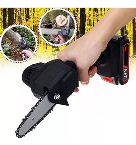 Mini Motosierra Eléctrica De Mano - Potencia de corte en la palma de tu mano