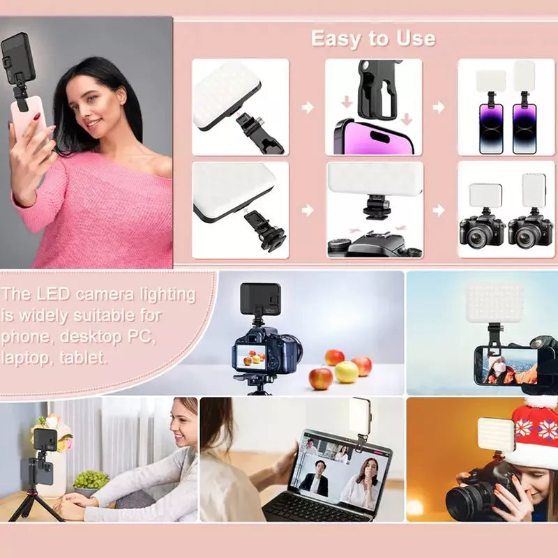 PANEL LUZ LED SELFIE: Ilumina cada toma y destaca en cada selfie