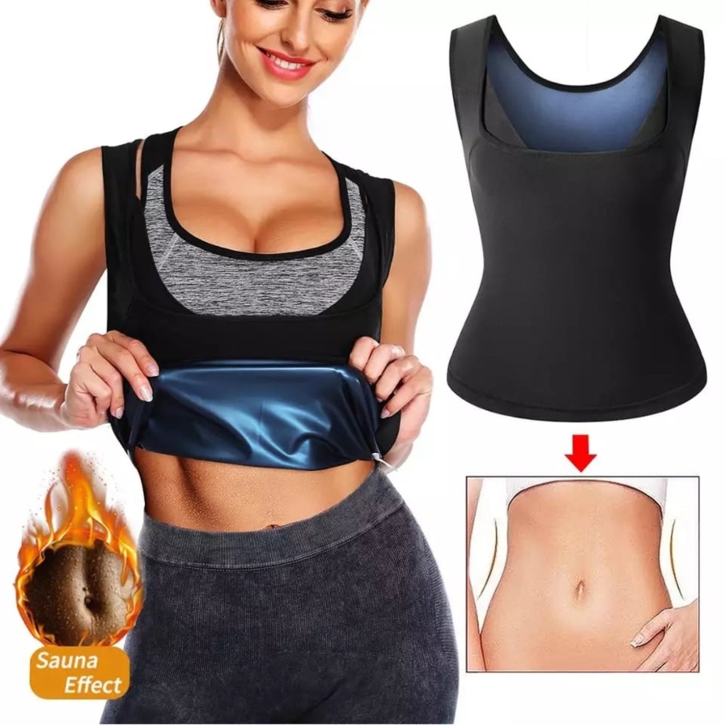 FAJA CHALECO REDUCTOR SAUNA