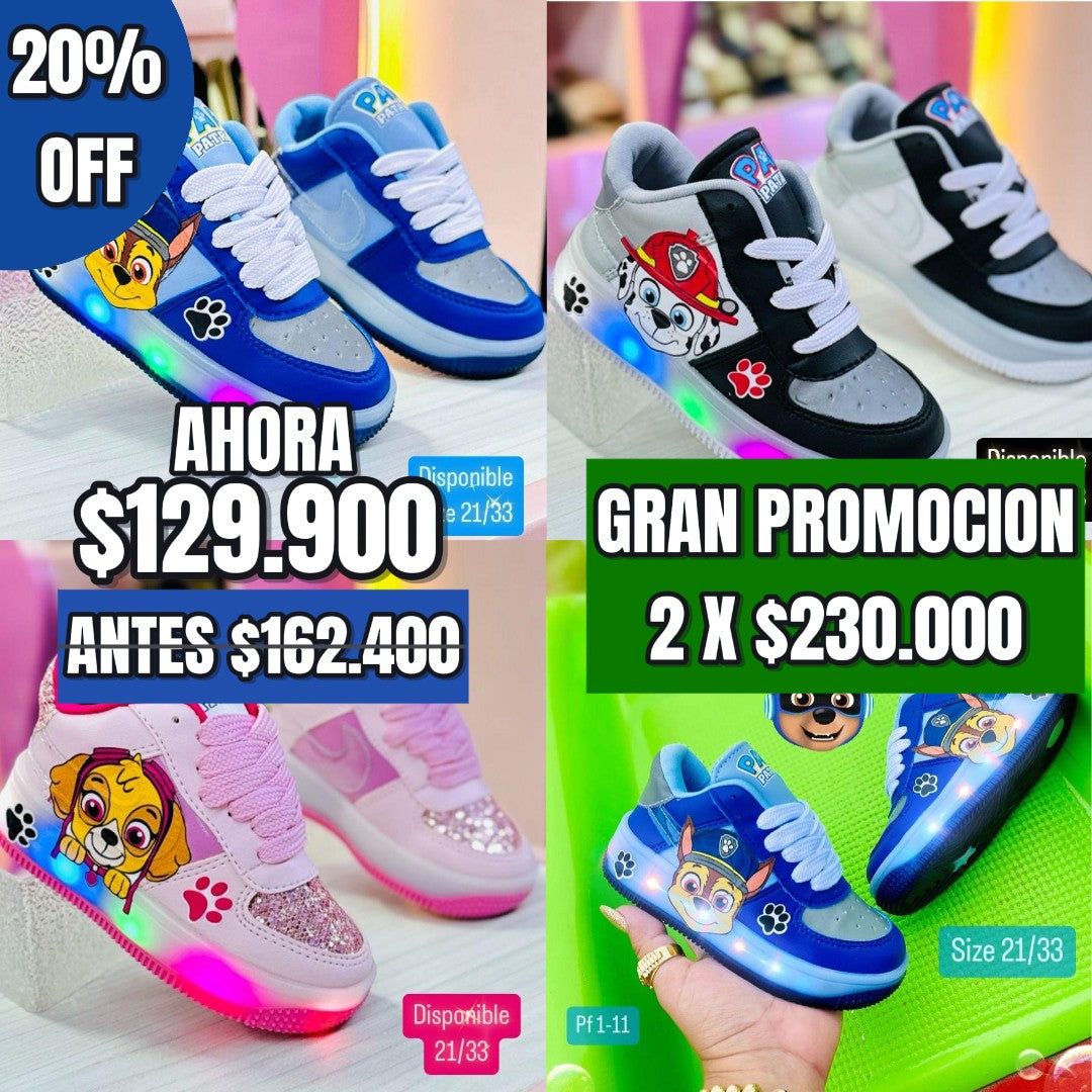 ZAPATILLAS PAW PATROL: ¡Diversión y estilo en cada paso!