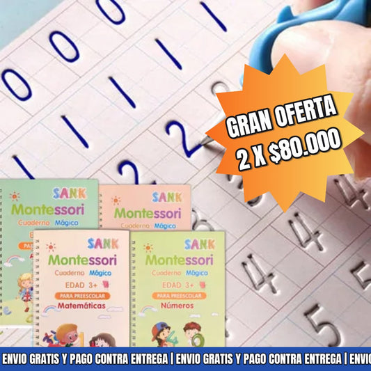 SET CALIGRAFIA MONTESSORI PARA NIÑOS: ¡Aprender Nunca Fue Tan Divertido!