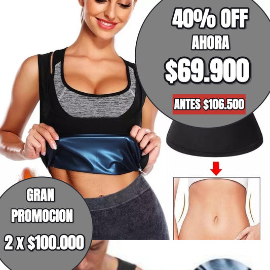 FAJA CHALECO REDUCTOR SAUNA